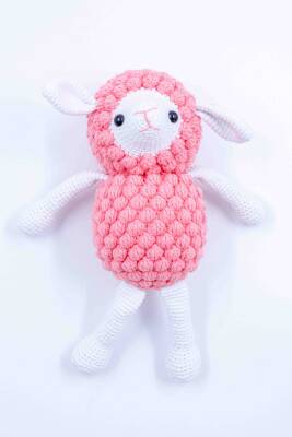 Amigurumi Pembe Kuzu Oyuncak