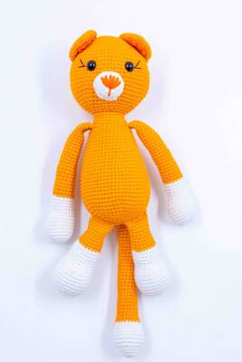 Amigurumi Turuncu Kedi Oyuncak